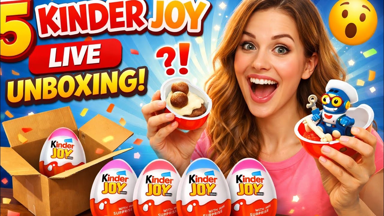 Opening Joy Eggs | Kinder Joy | Cute Suprise Toy Reveal 😍 | ASMR Video