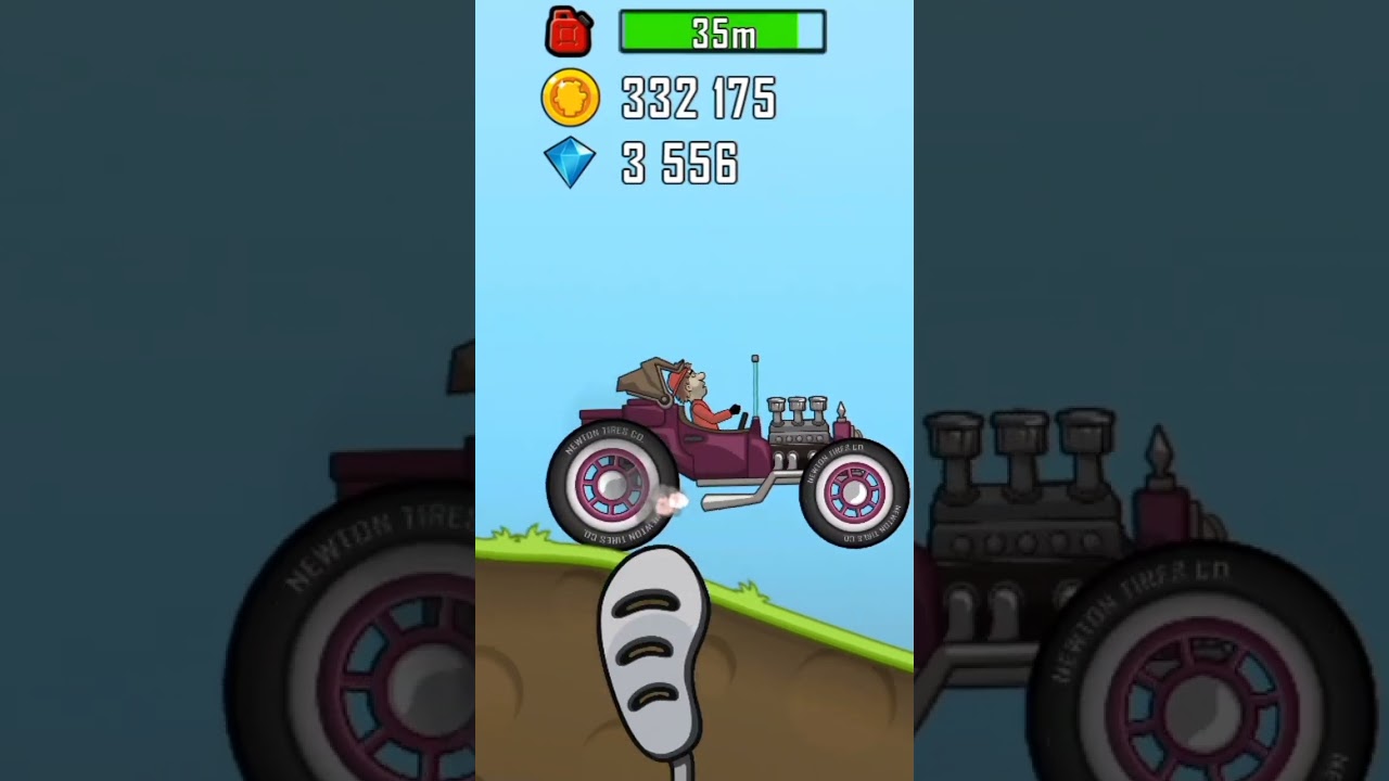 Hill climb Racing Powerful vehicle Hot Rod stunt 