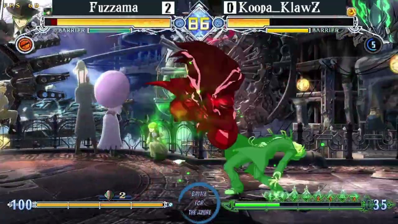 BBCF Mod| Restriction Release - Grand Finals | Fuzzama vs Koopa_Klawz