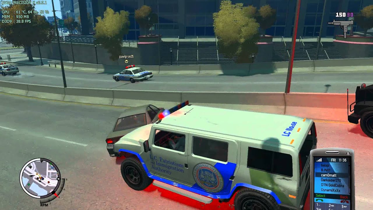 GTA EFLC - 25th March 2012 - ORF Event - 4x Busted!