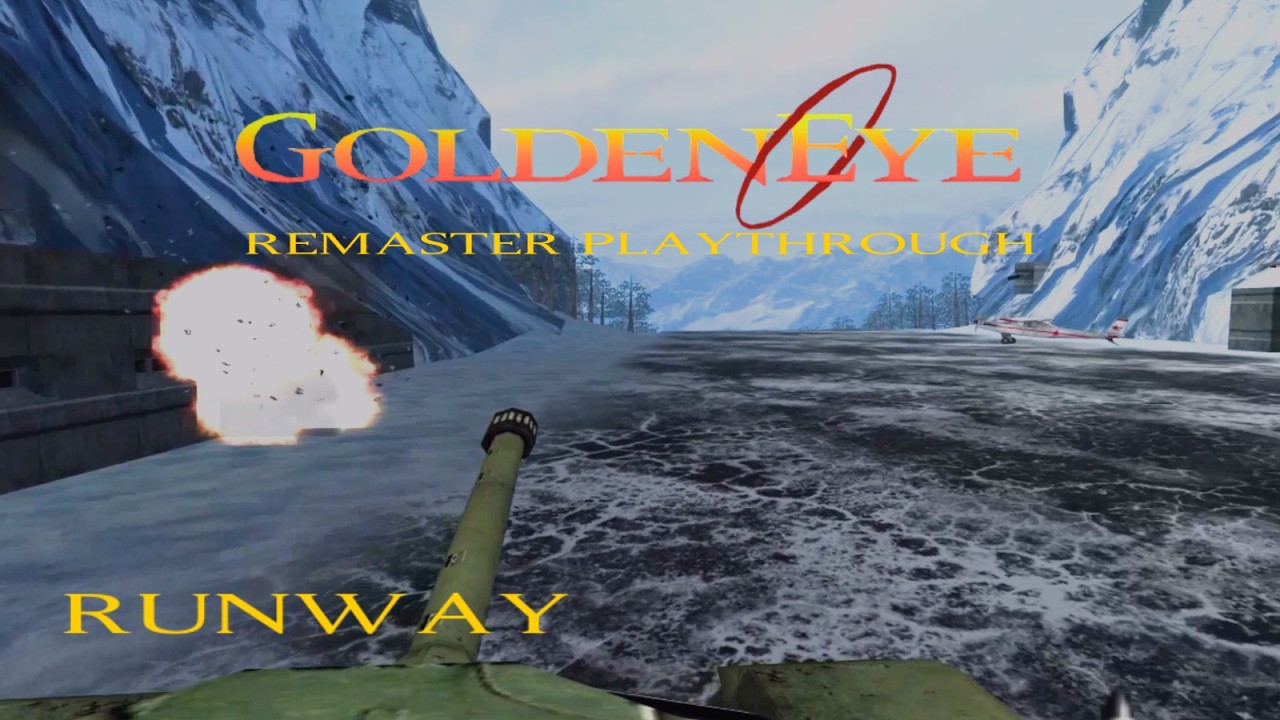 Goldeneye N64 XBLA Remaster | Runway| 00 Agent