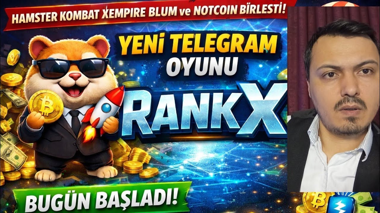 Hamster Kombat Bitti! Yeni Telegram Oyunu RankX Başladı! Pi network X empire Blum ve Notcoine benzer