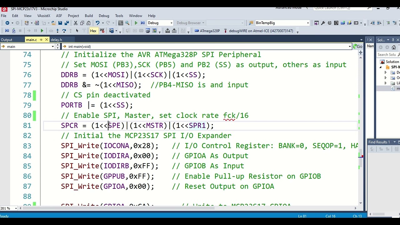 SPI- MCP23S17- IO Port expander- Video 2