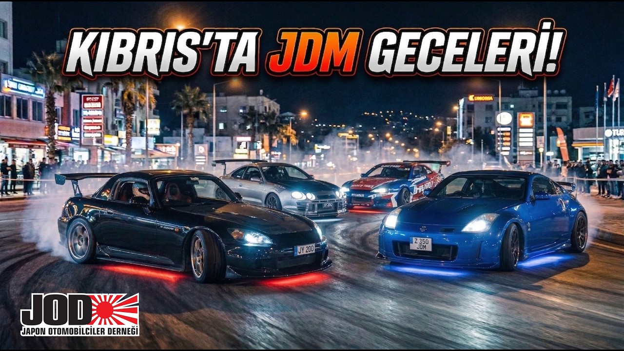 Kıbrıs'ın Görünmeyen Yüzü | Efsane JDM Araçlar ve Drift Neu Pistinde Adrenalin Dolu Final!
