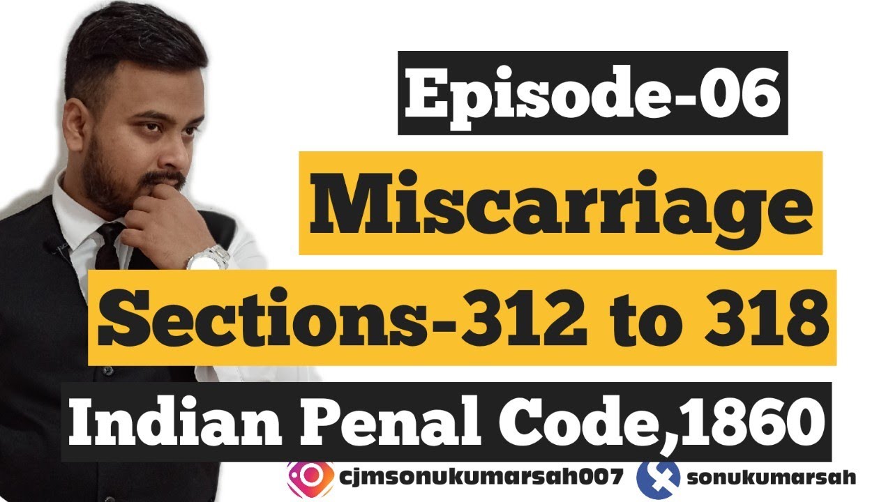 Episode#6: MISCARRIAGE: SECTION-312 TO 318:IPC