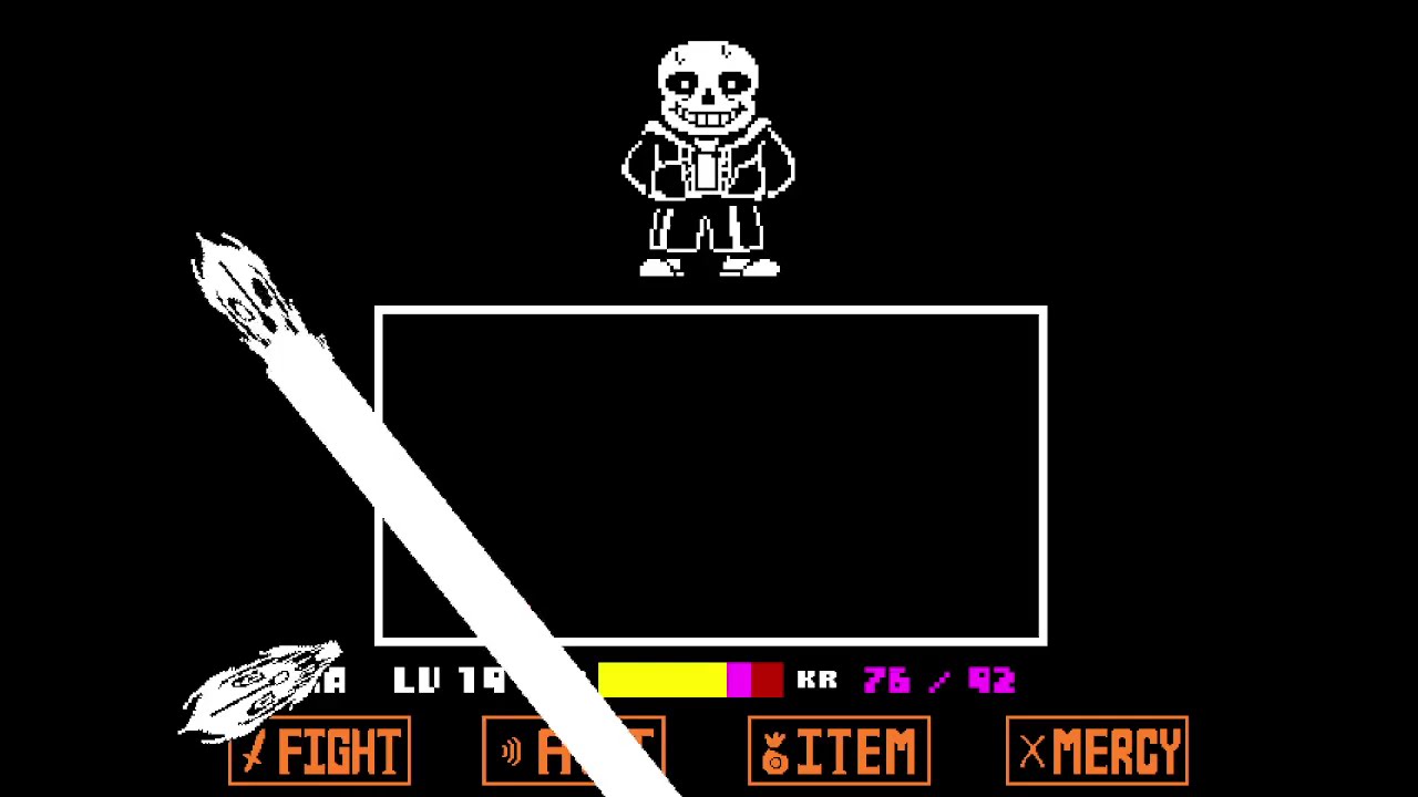 Sans fight (genocide run)