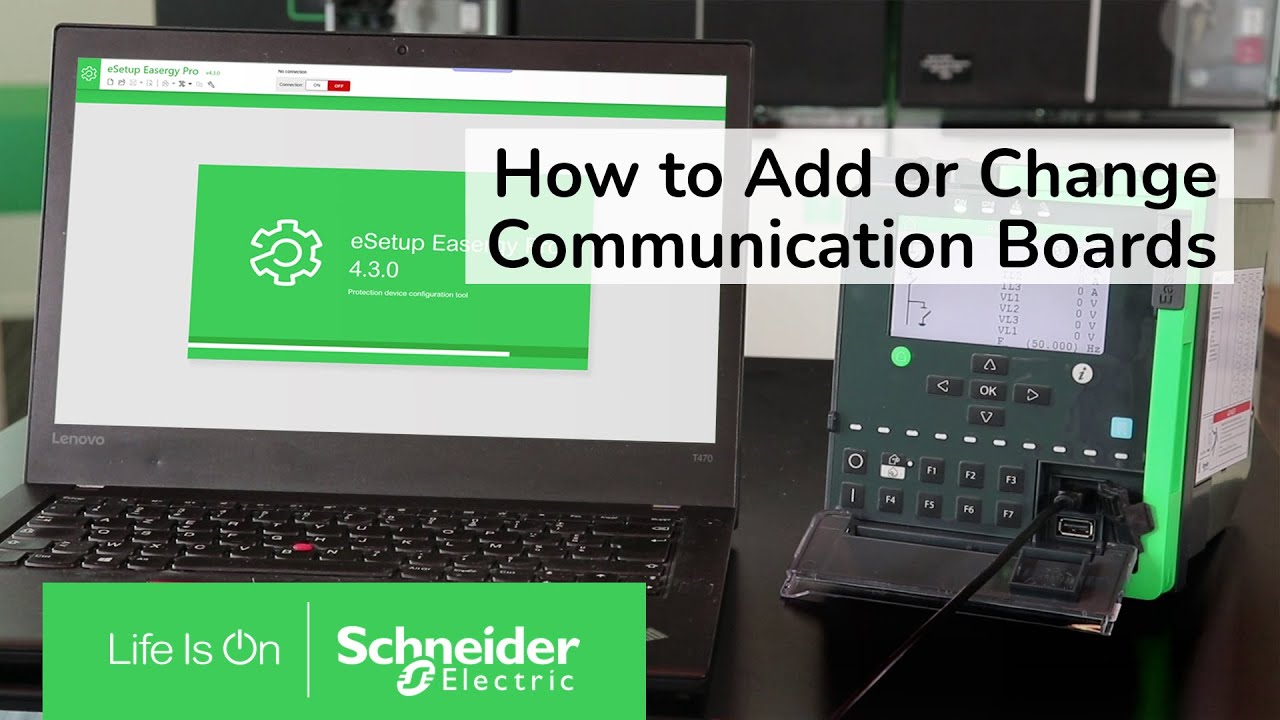 PowerLogic P5: Add or Change a Communication Board | Schneider Electric Support