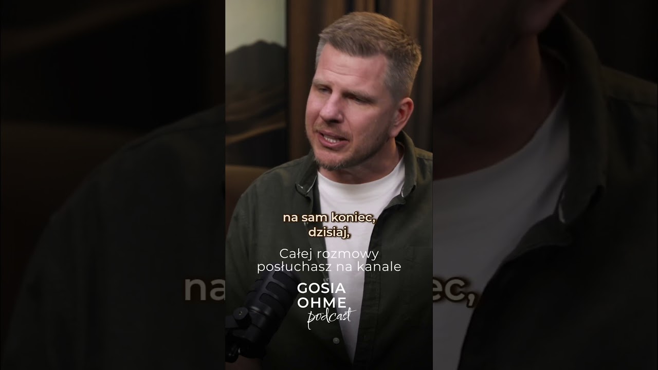 Filip Chajzer: &bdquo;Nie polubiłbym siebie sprzed lat&rdquo; | Filip Chajzer - Gosia Ohme Podcast