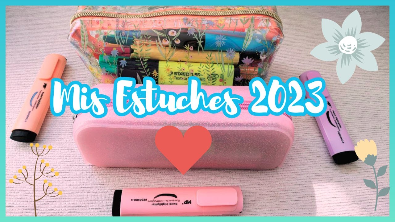 &iquest;Que HAY en MI ESTUCHE 2023? | TAG DE LOS ESTUCHES  #estuche  #materialescolar2023 #backtoschool