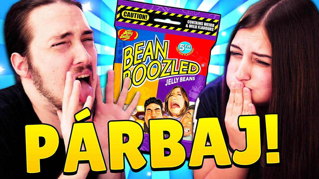 KI FOG HÁNYNI A VÉGÉN? BEAN BOOZLED KIHÍVÁS! 1V1 PÁRBAJ!