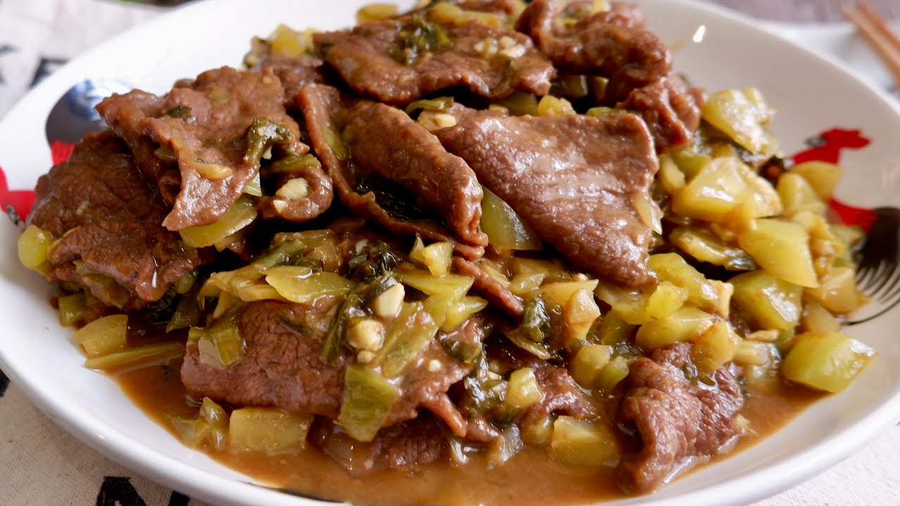 Настолько вкусно, что вы будете в восторге! Шелковистая говядина Суаньцай 酸菜滑牛 за 15 минут! Китай...