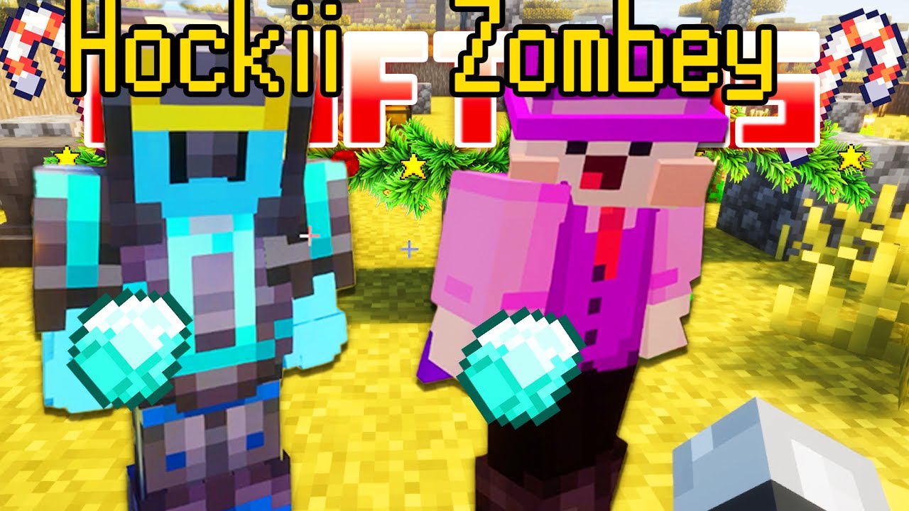 MINECRAFT ABER ZOMBEY UND HOCKII SIND VIEL ZU GROßZÜGIG ZU MIR