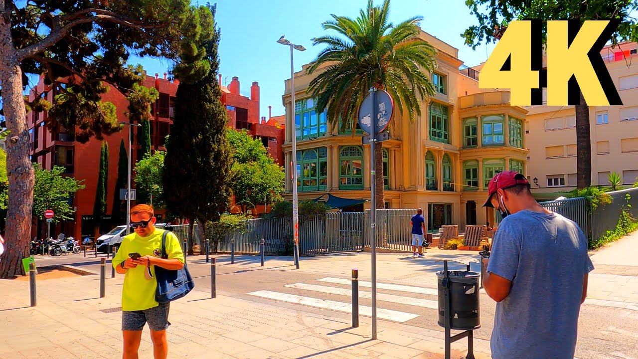 Walking in Barcelona: Neighborhood Sarrià, Spain 🇪🇸 4k