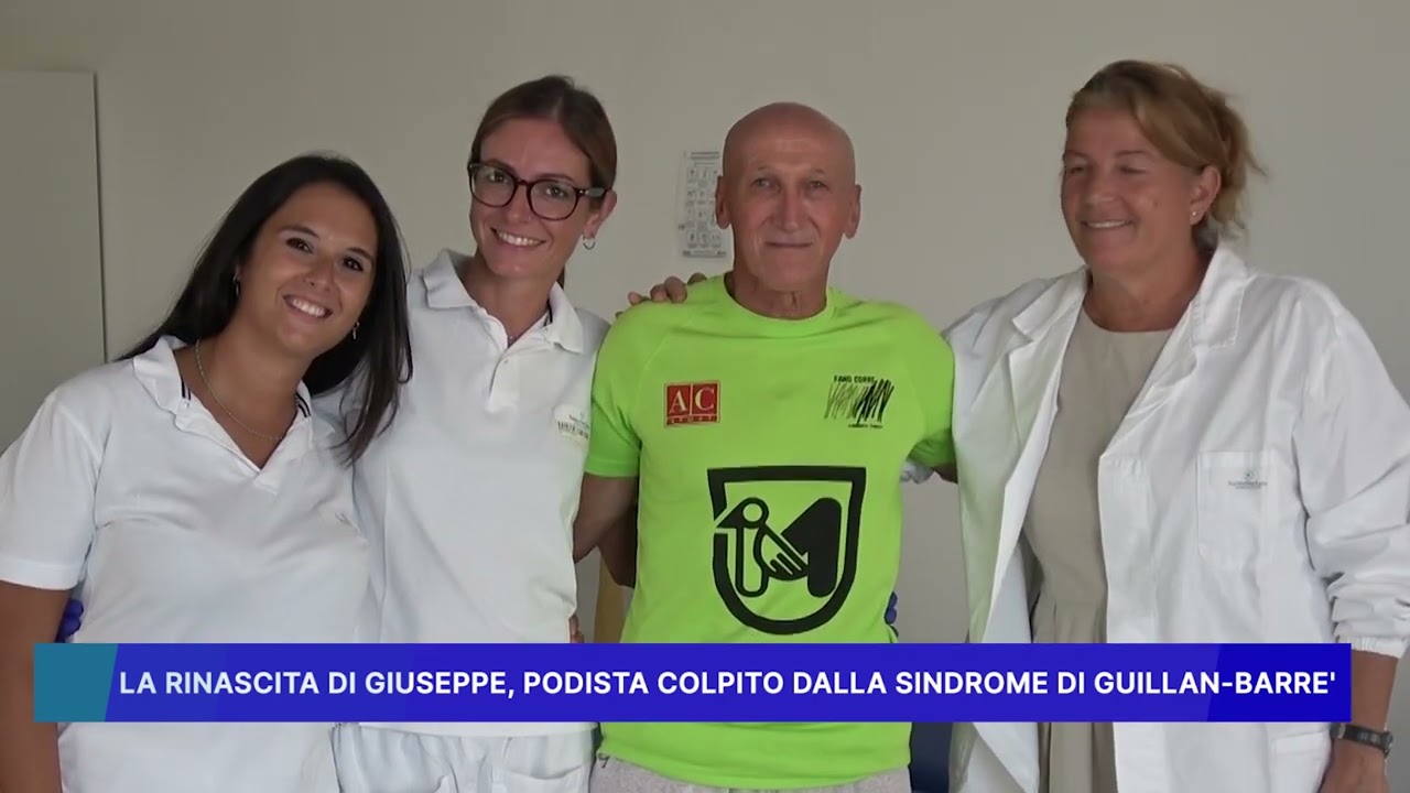 LA RINASCITA DI GIUSEPPE, PODISTA COLPITO DALLA SINDROME DI GUILLAN BARRE
