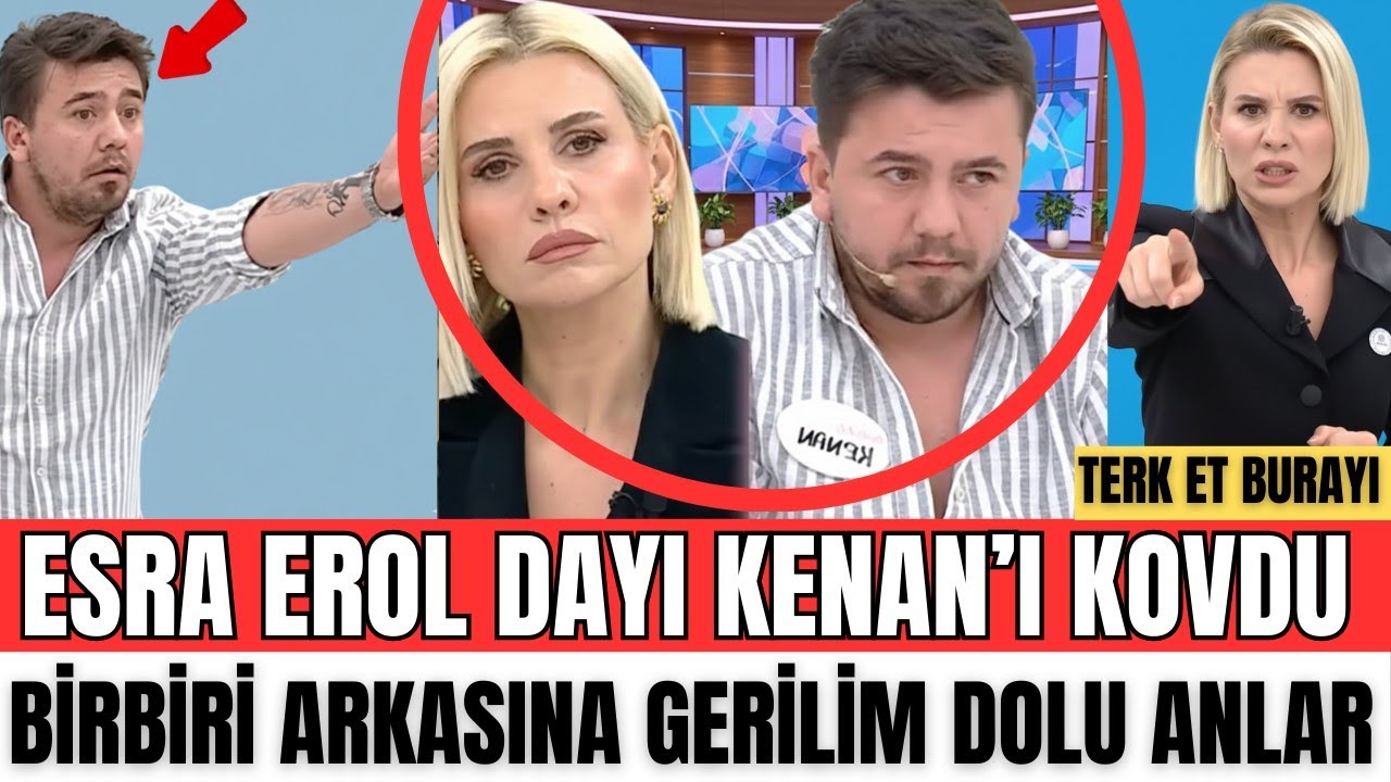 Esra Erol'da DAYI KENAN KOVULDU TÜRKAN KOÇ VE BATUHAN YENER OLAYINDA GERİLİM DOLU ANLAR YAŞANDI 
