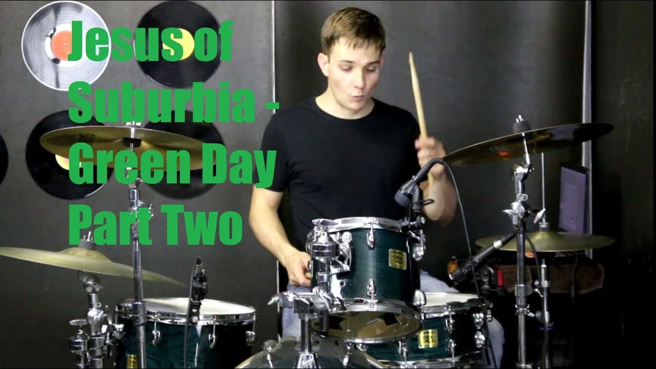 Урок игры на барабанах Jesus of Suburbia, часть 2 — Green Day