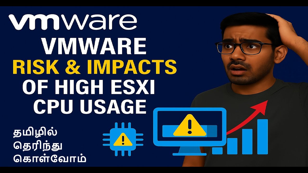 ESXI High CPU utilization issue and Solution in Tamil | Risk & Impacts of High CPU  usage
