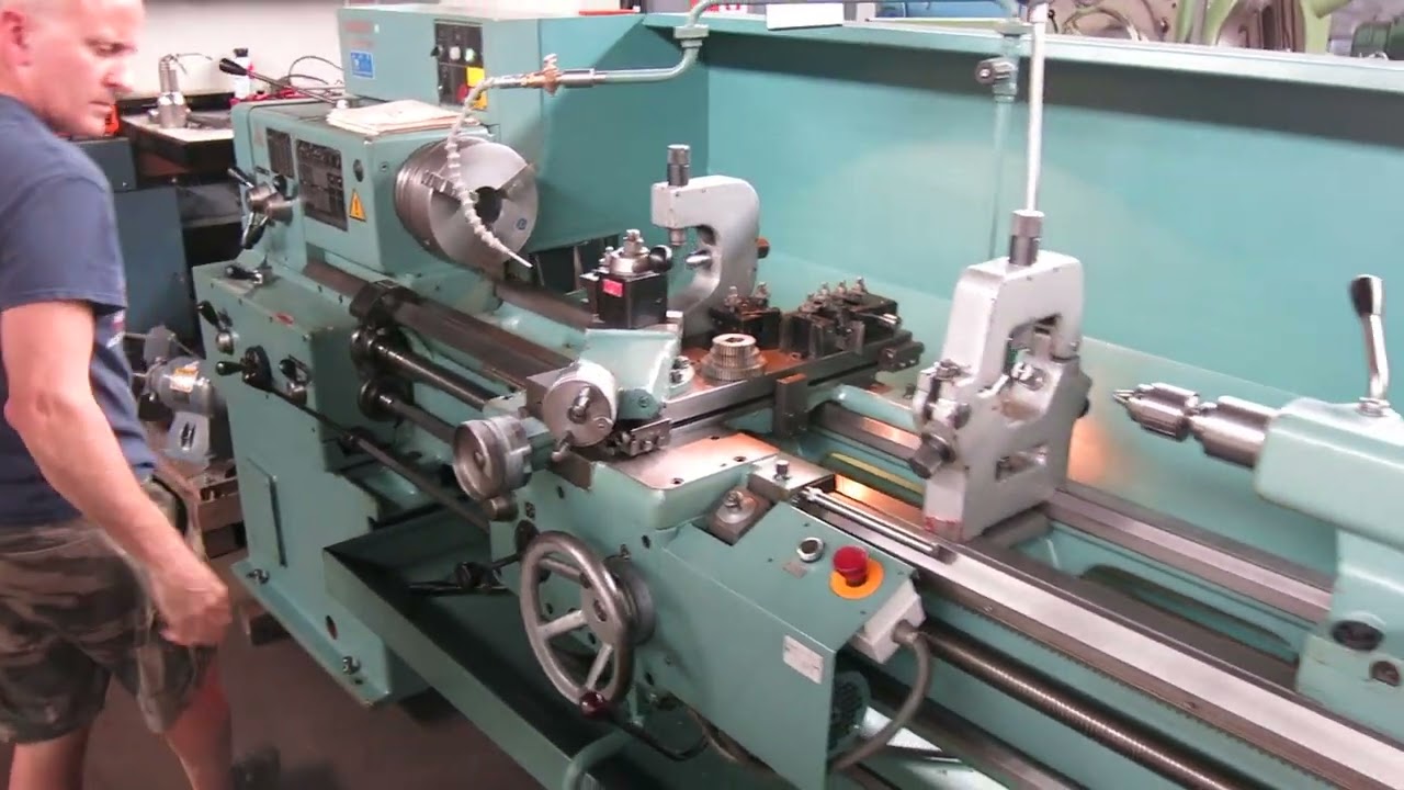 TOS SN40c 16″ x 60″ Gap Bed Lathe  @ Mullin Machinery of NJ