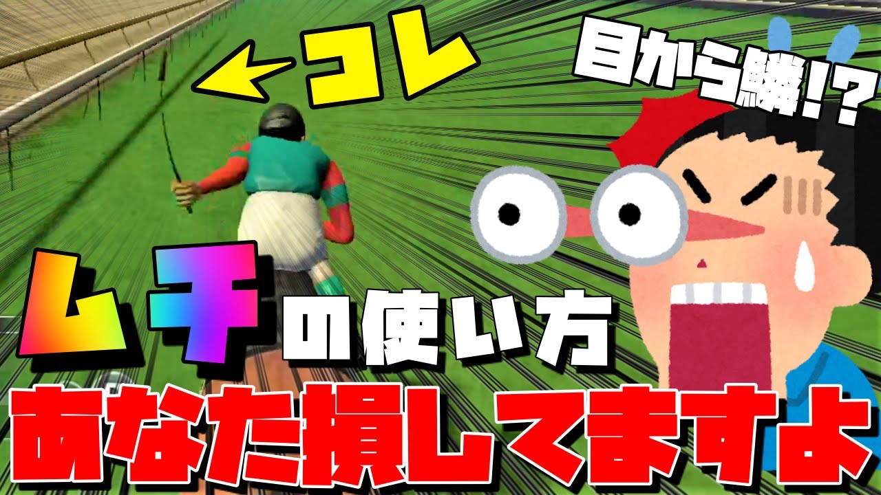 【解説】正しいムチの使い方。間違った使い方をすると損します【チャンピオンジョッキーSP】