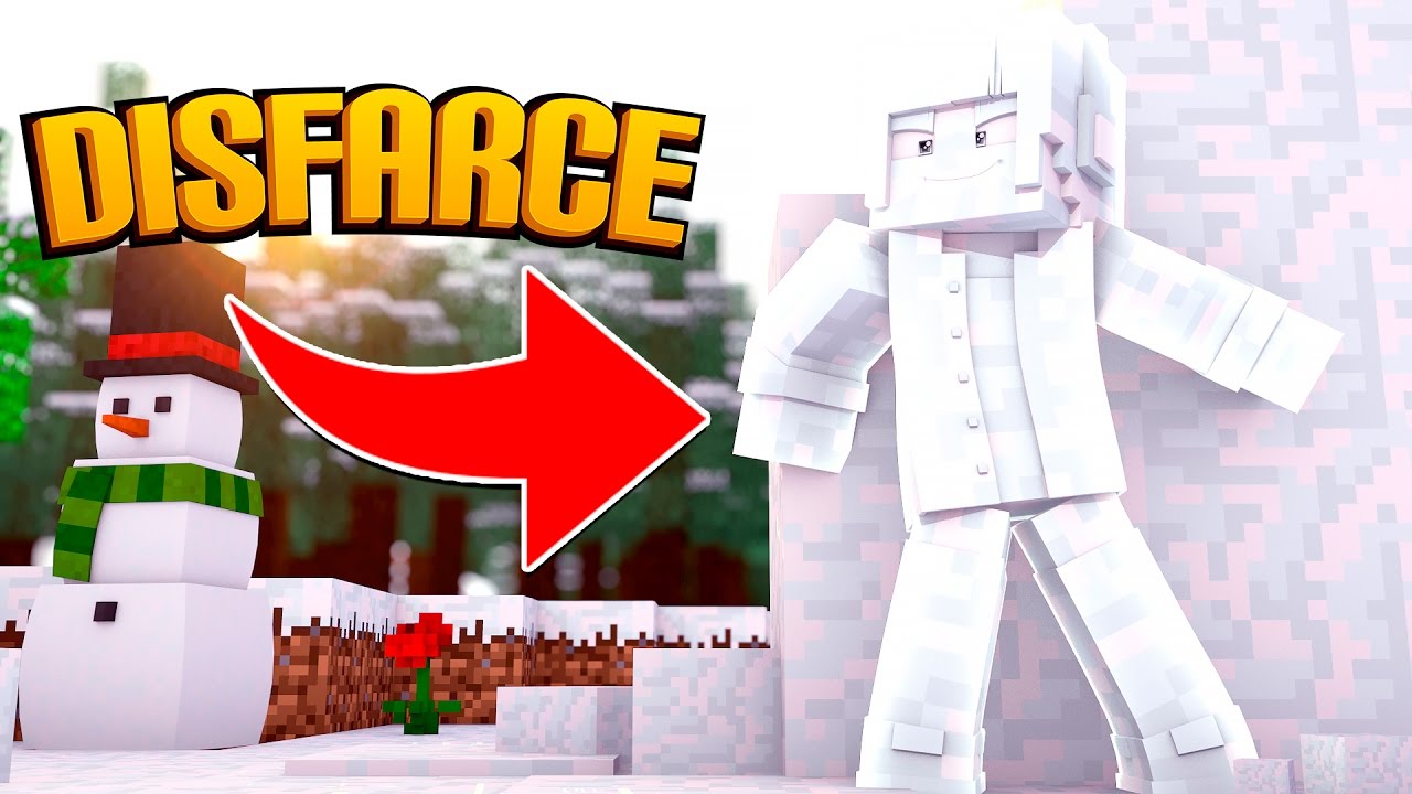 Minecraft: DISFARCE DE NEVE - (Esconde-Esconde)