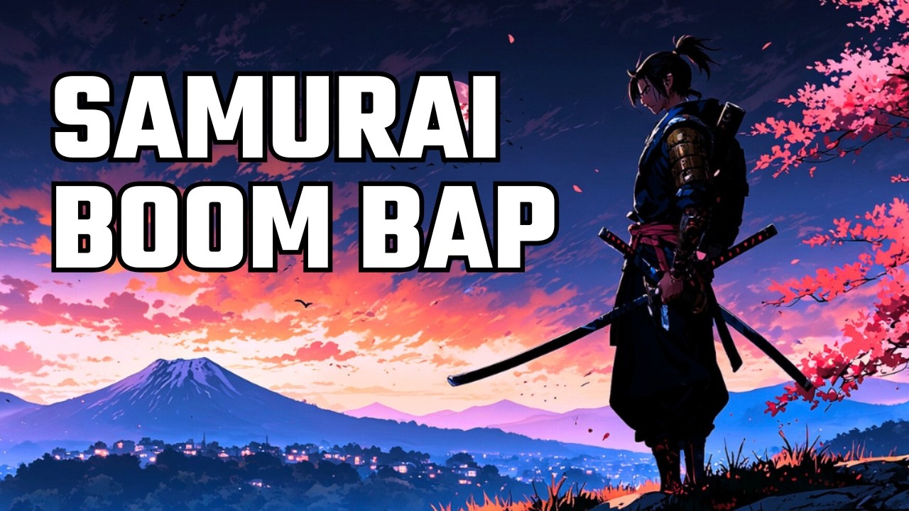 Dark Samurai at Mt. Fuji ⚔ Japanese Hip Hop Beats (Shamisen & Shakuhachi Boom Bap)