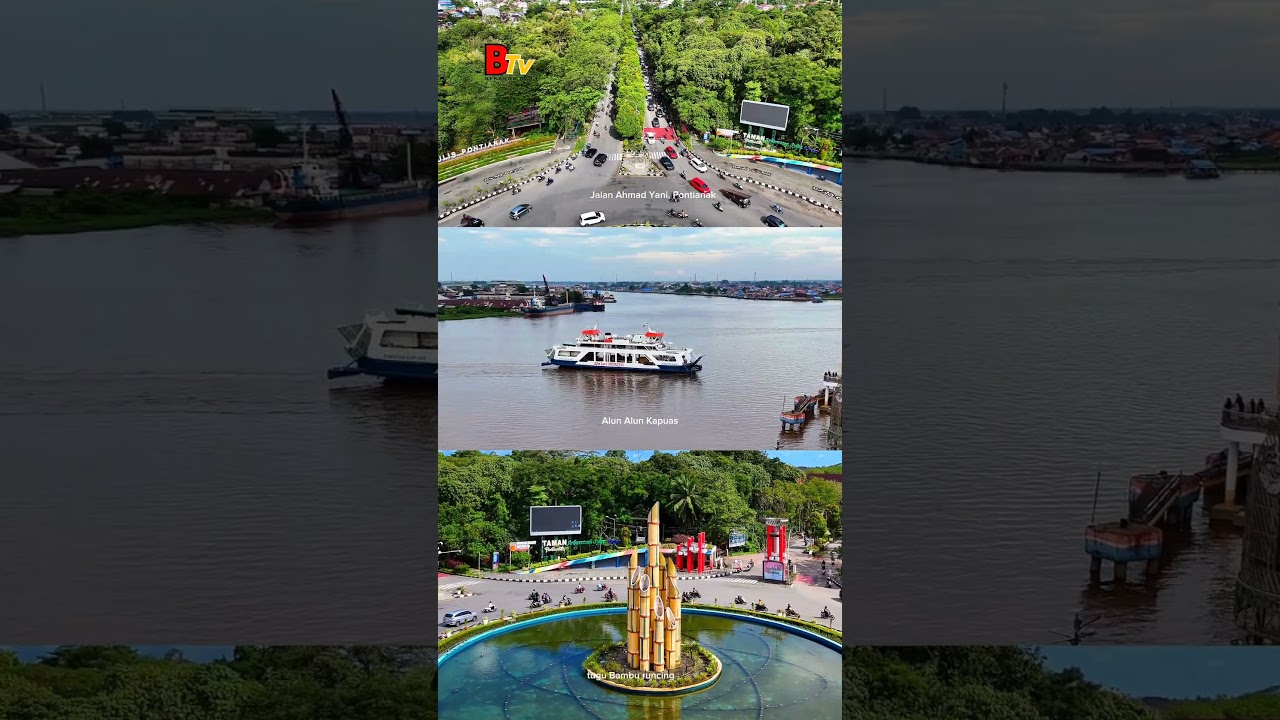 Keindahan Kota Pontianak Kalimantan Barat #bekabartv #kotapontianak