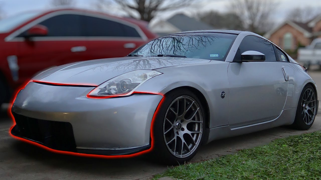 How Not To Paint A Nismo 350z Front Bumper...