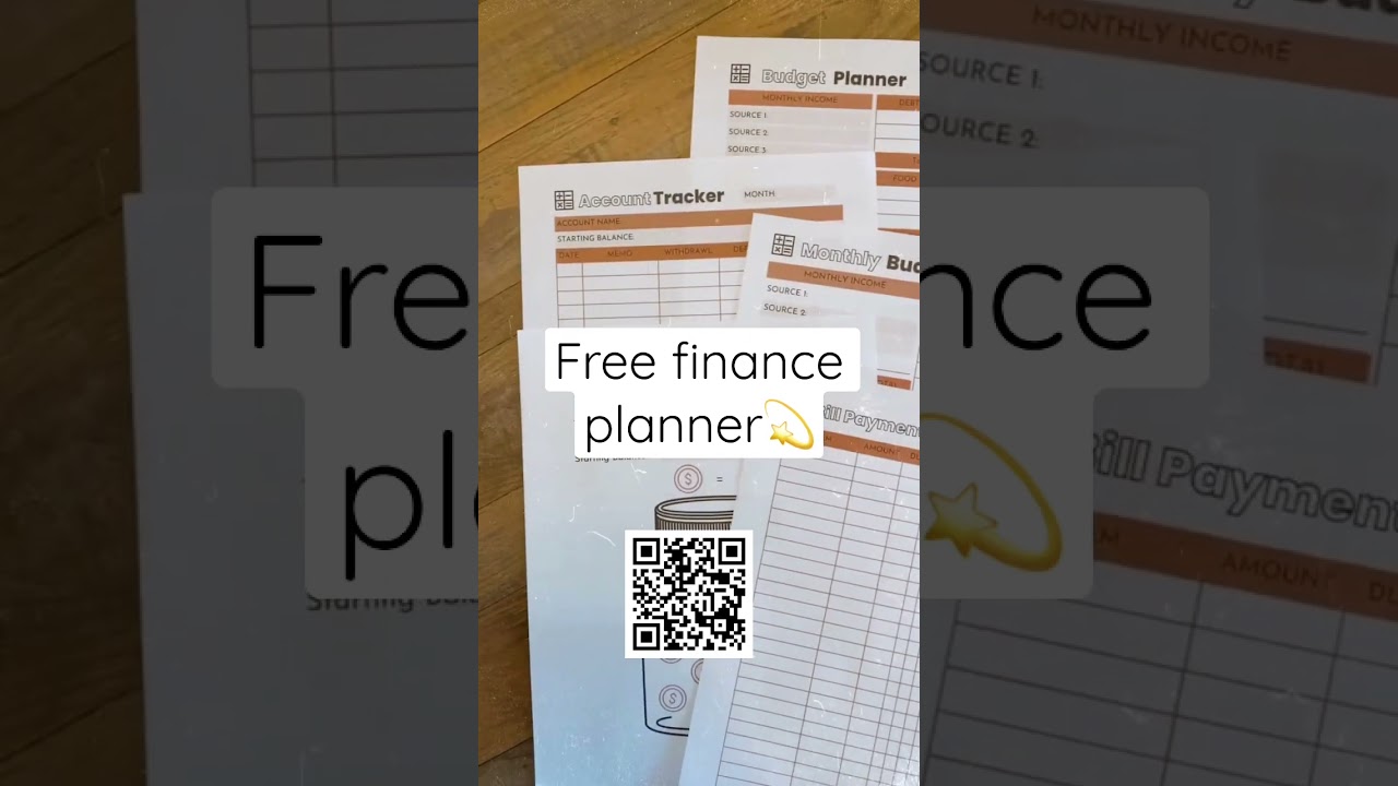Free Finance Planner #financeplanning #freeprintable #budgettemplate #financeplanner #budgetbinder