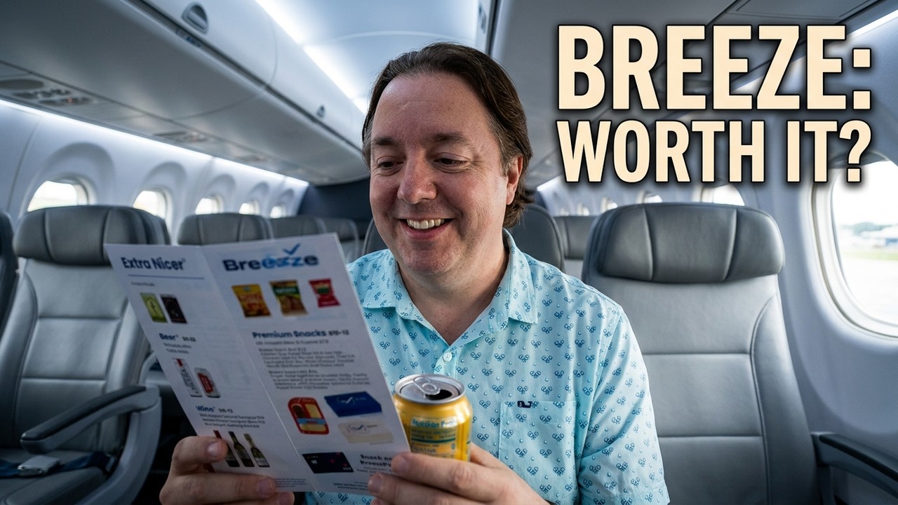 Breeze Airlines - Extra Nicer Seat:  more money than economy, but is it better?