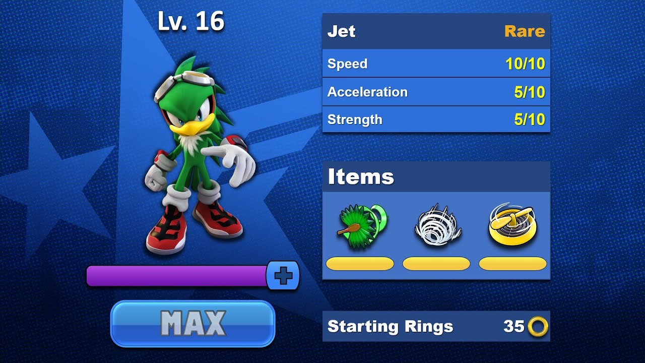 Sonic Forces Speed Battle - Jet Gameplay (Max Level)