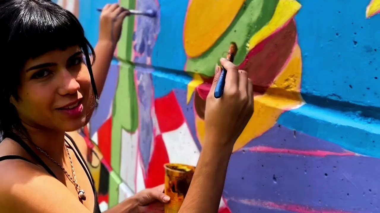 Mural Técnologico de Artes Débora Arango- Semillero Mural-Mente