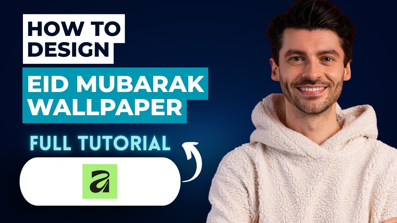 How to Design Eid Mubarak Wallpaper in Affinity Photo [2026 Full Guide]