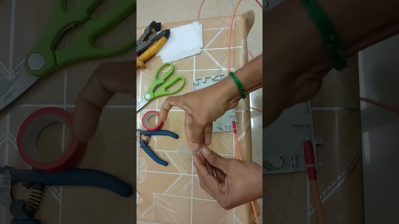 fiber optic cable 2core single mode spliceing