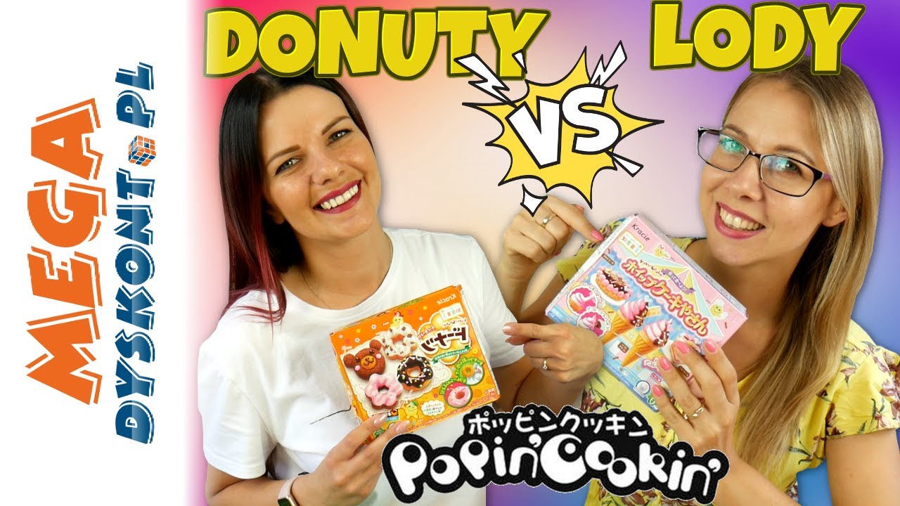 CHALLENGE 😍  POJEDYNEK NA JAPOŃSKIE KRACIE - DONUTY 🍩KONTRA LODY 🍧#kracie #popincookin
