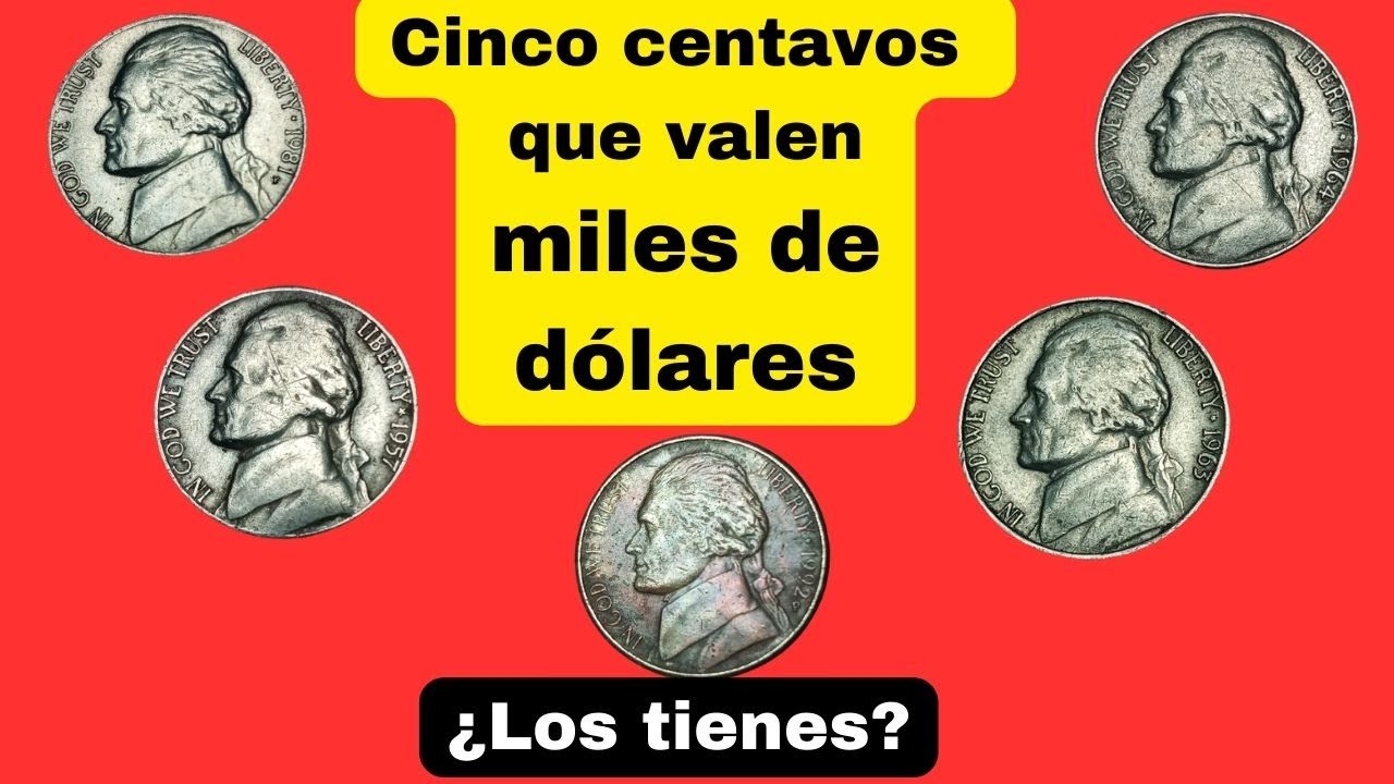 Cinco centavos que valen miles de dólares.   ¡LOS TIENES!  #centavos  #miles #valen