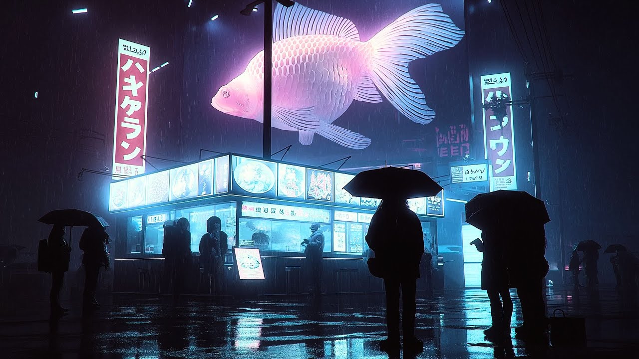 ＮＥＯ　ＴＯＫＹＯ　東京  - Bladerunner Inspired Playlist for Deep Relaxation & Focus with Rain Sounds