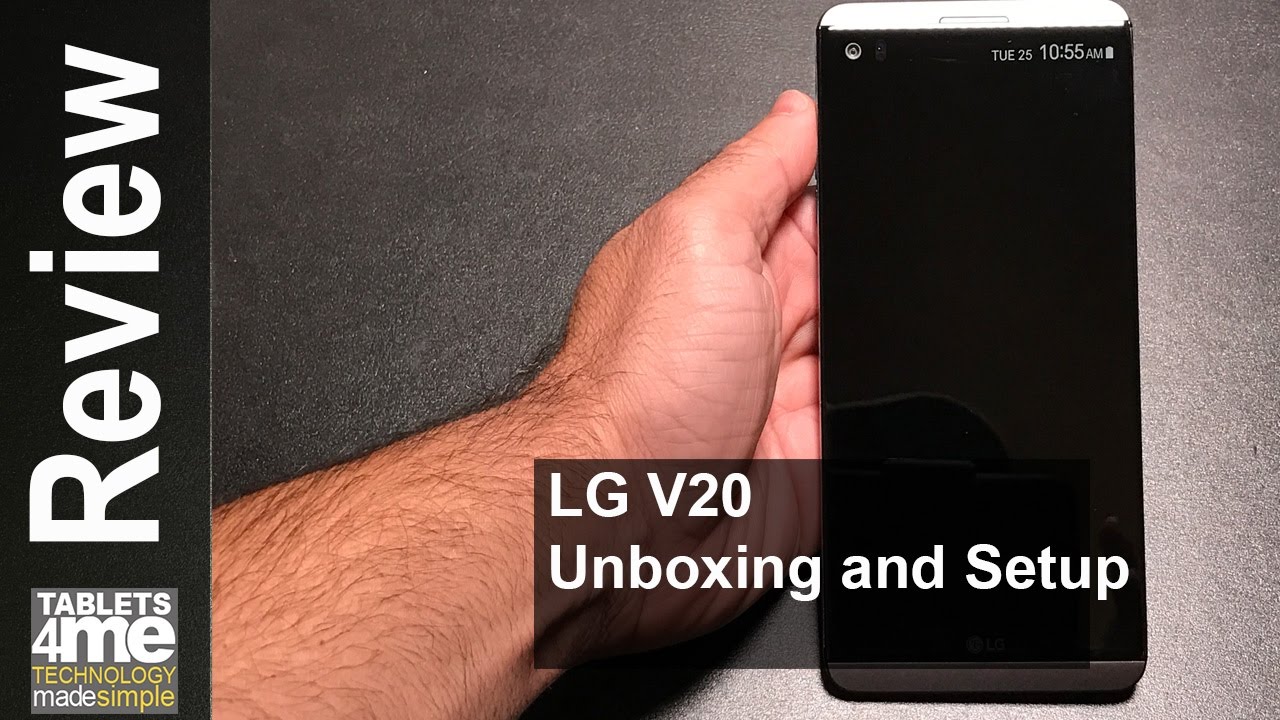 Official LG V20 Unboxing and Setup from AT&T