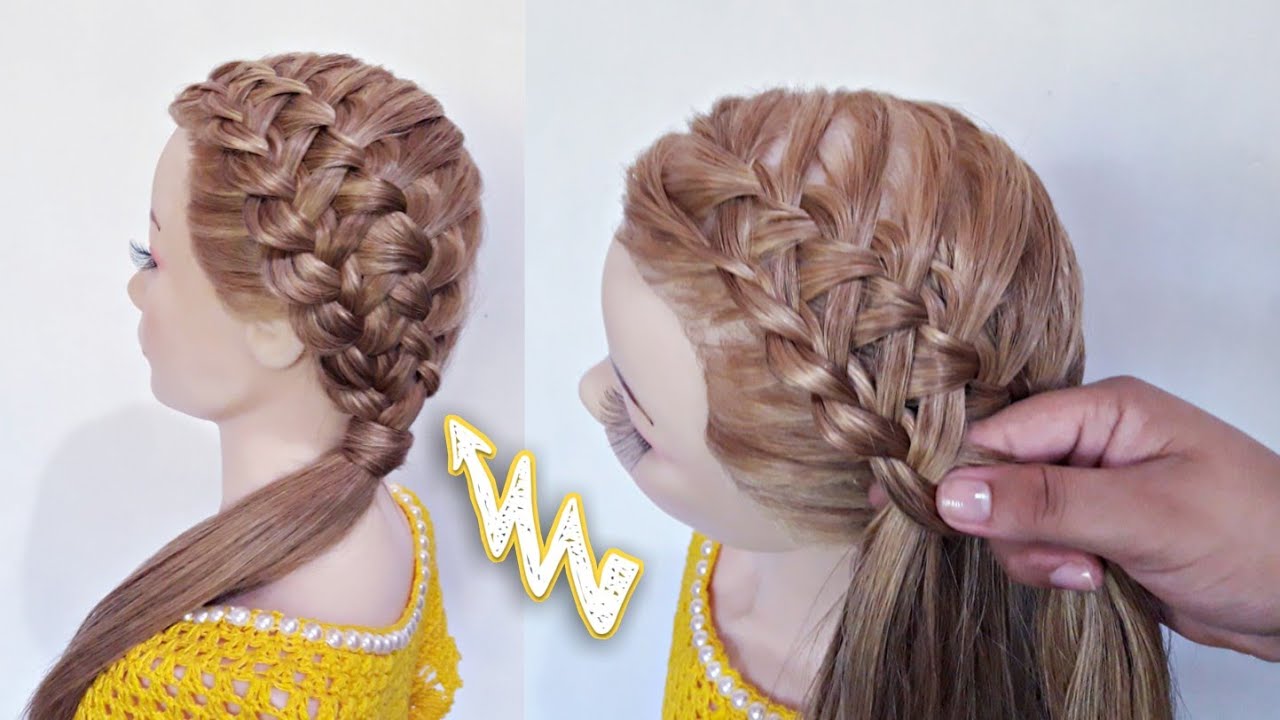 Trenzas fáciles | Trenzas sencillas y elegantes | La reina de las trenzas