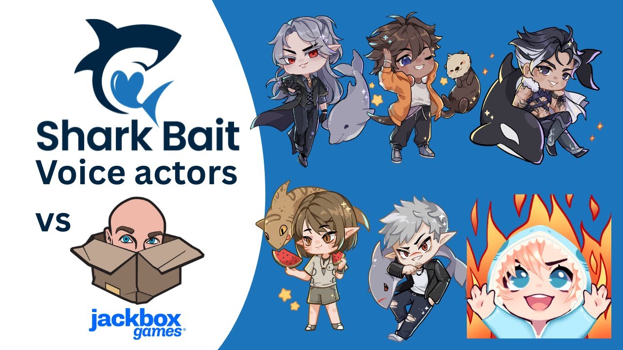 Shark bait VAs play: Jackbox