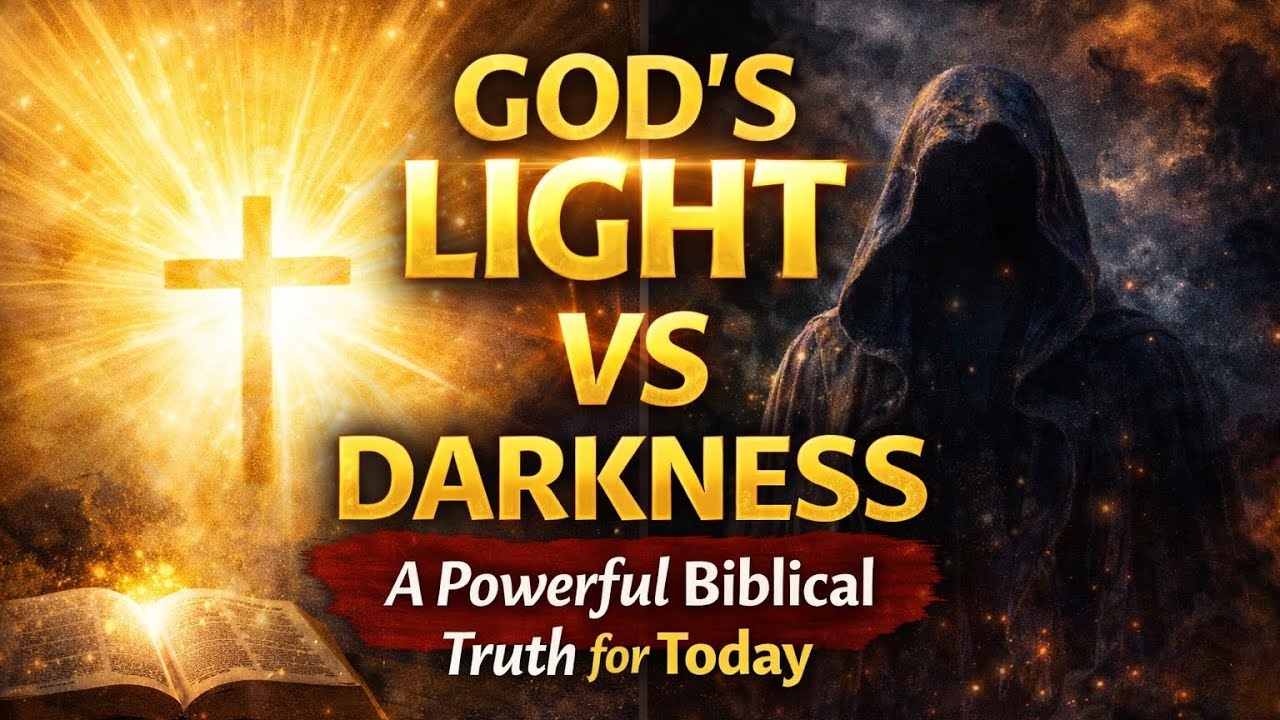 God’s Light vs Darkness: A Powerful Biblical Truth for Today 🙏✝️✨
