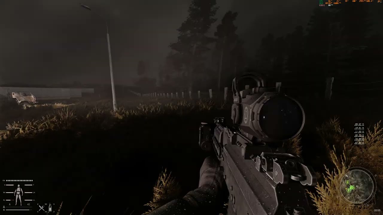 S.T.A.L.K.E.R. Anomaly GAMMA 0.9.4 Night test 4K 9800X3D and RTX 5090