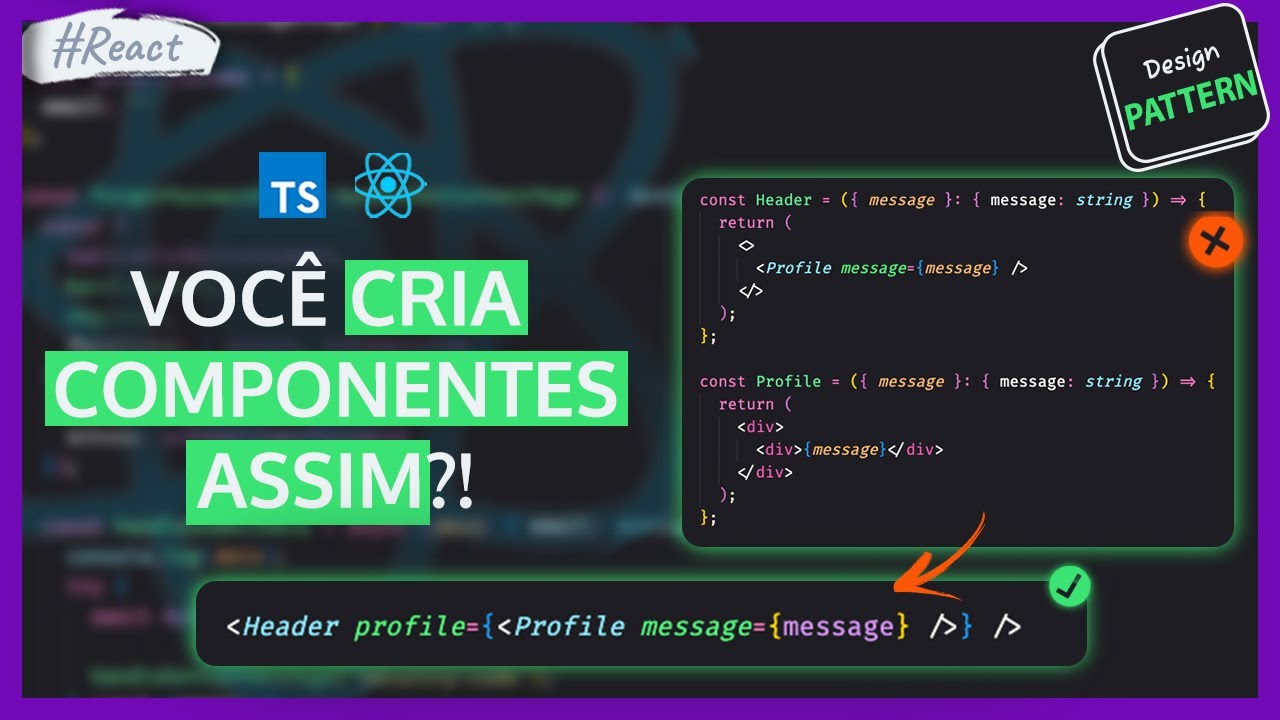 Esse PATTERN do React vai te salvar | React Composition