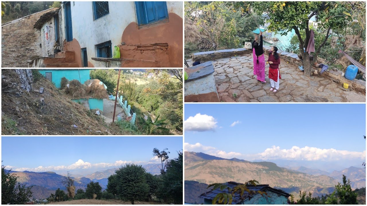 हमारा गाँव/Pithoragarh Village tour!!