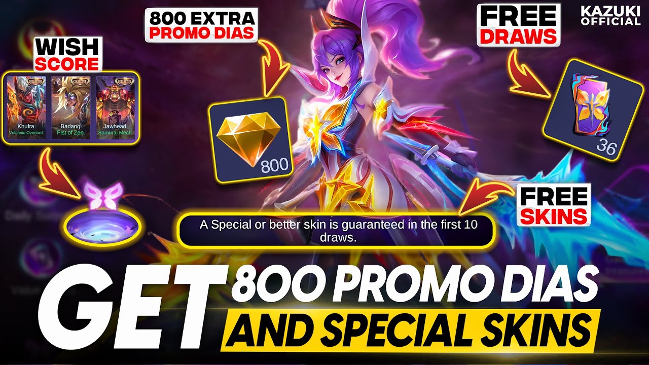 FANNY LEGEND IS HERE | FREE 36 DRAWS | 800 PROMO DIAS & MANY MORE