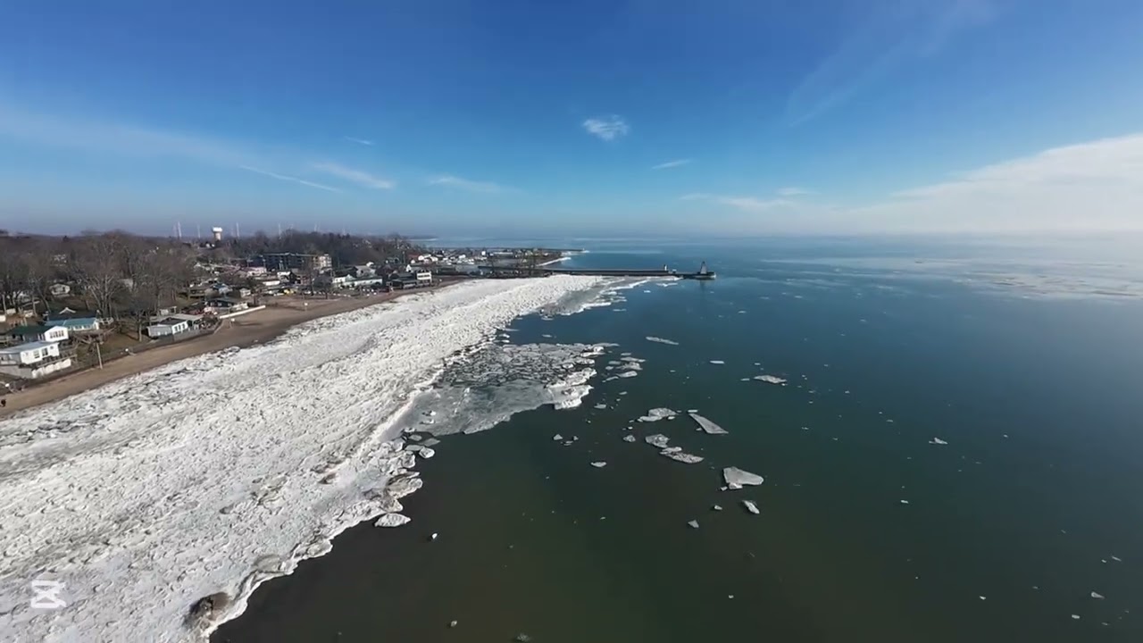 Breathtaking Winter charm of Port Dover Beach
