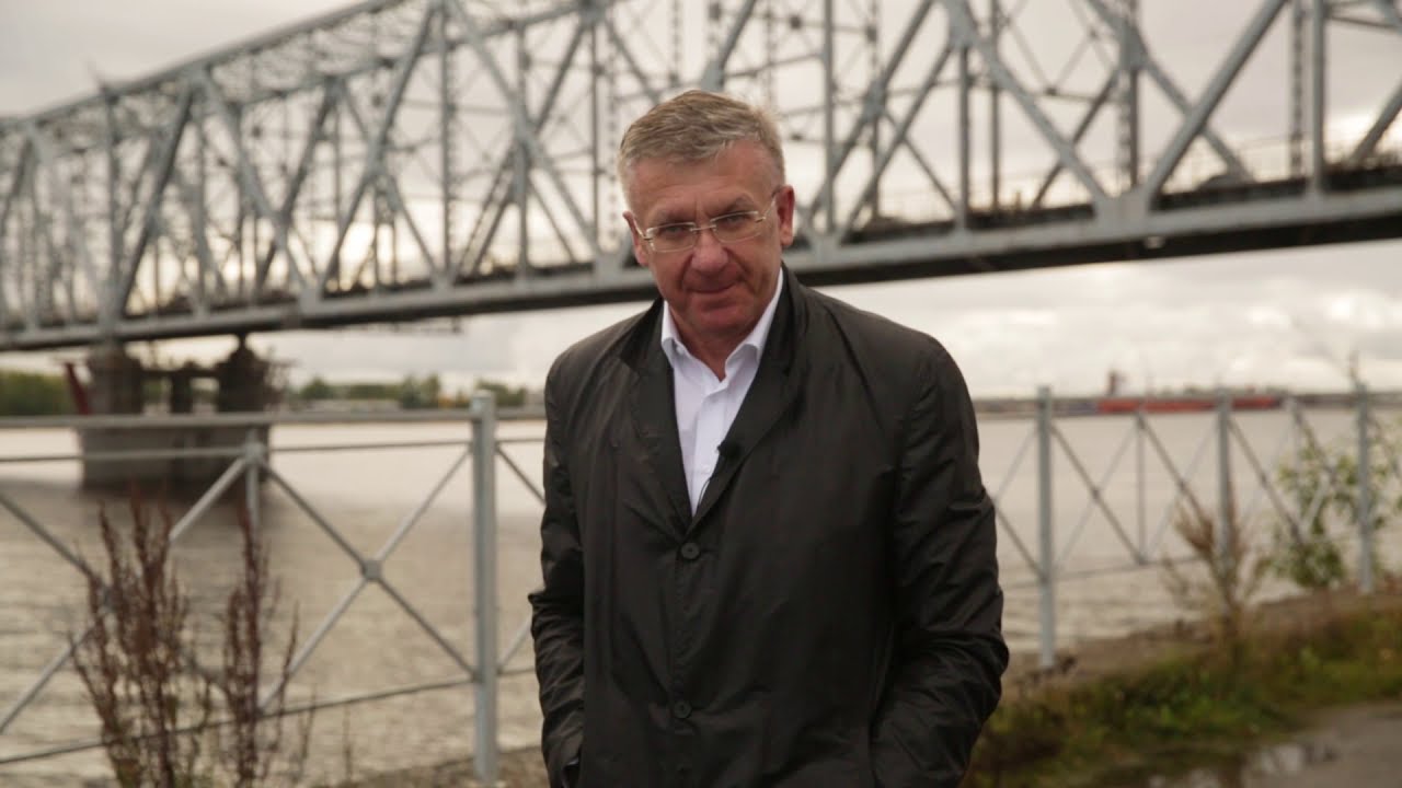 Мост через Северную Двину в Архангельске