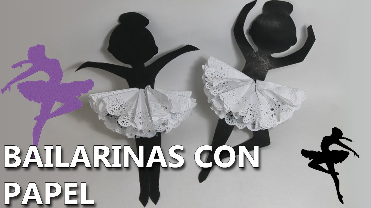 LINDA IDEA PARA RECICLAR PAPEL | Bailarinas con papel reciclado