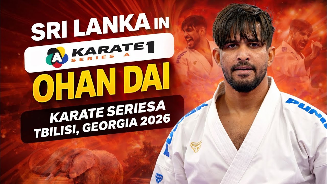 Ohan Dai – Karate Series A Tbilisi 2026 | Dimantha Jayasinghe (Sri Lanka Kata)
