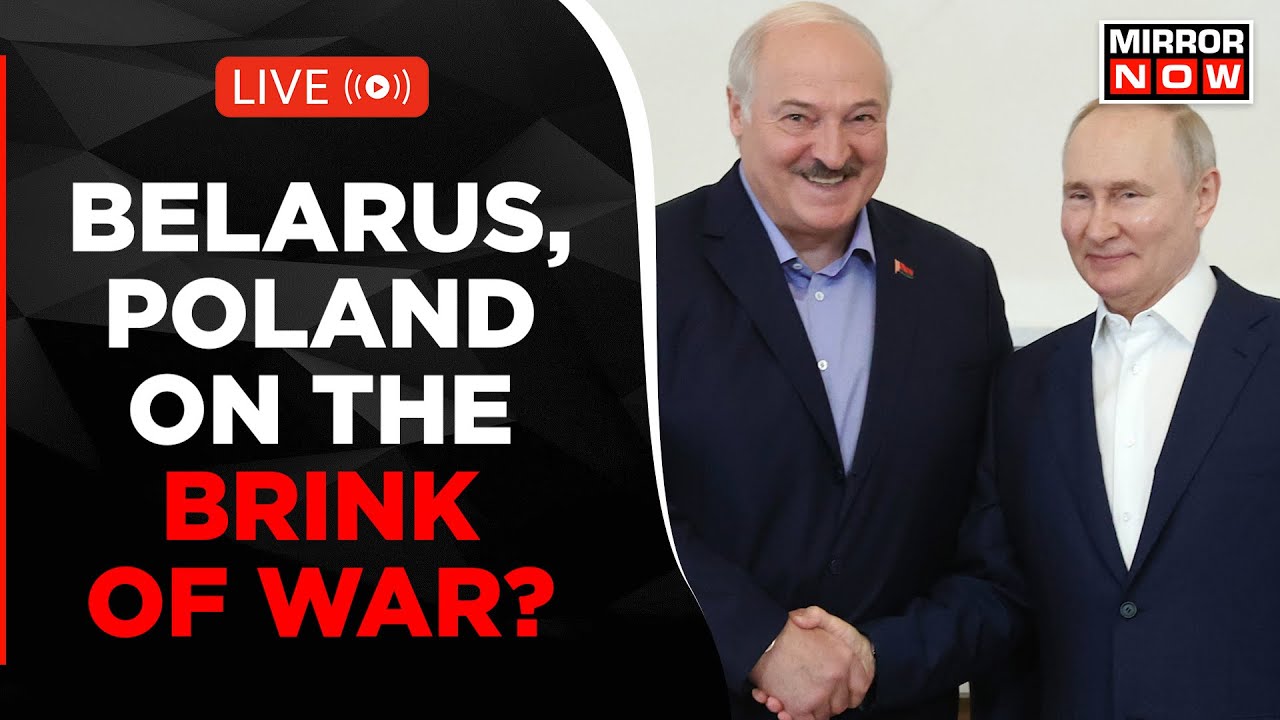Belarus-Poland News LIVE | Lukashenko Claims Wagner Fighters Want To Invade Poland | World News