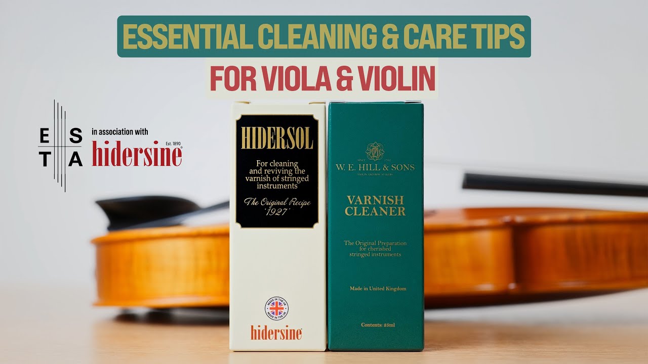 Essential Viola / Violin CLEANING & CARE Tips to Improve the Sound of Your Instrument